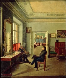 Dans la chambre, 1834